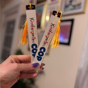 Kindergarten Cop Bookmarks with Tassels